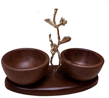 Acacia Wood Two Small Nut Bowls | The Milli Collection