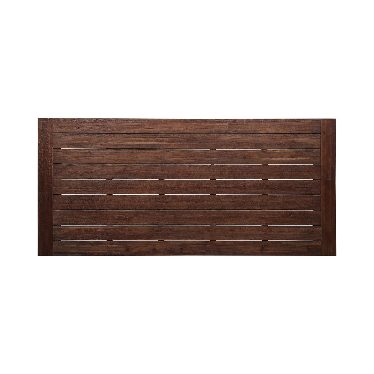 Equilibrium Outdoor Dining Table with Slat Top