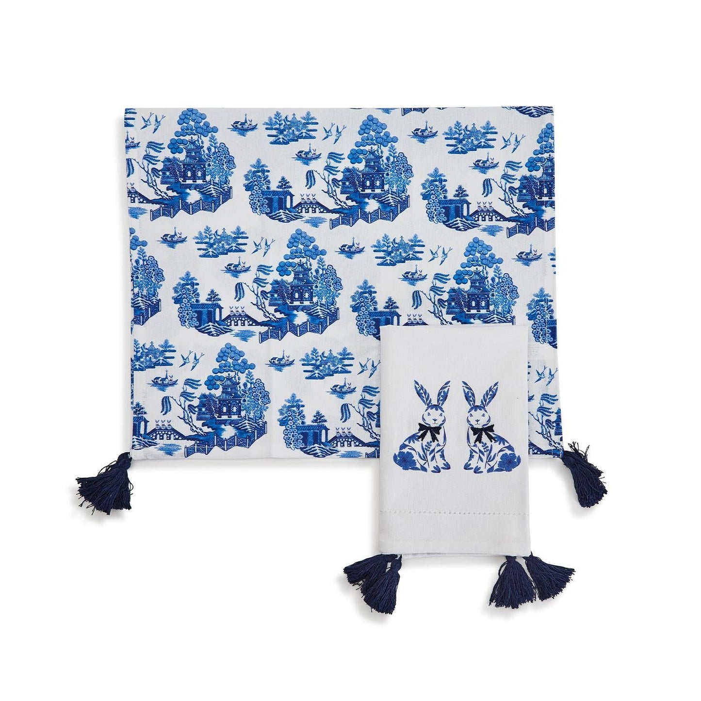 Chinoiserie Bleu Bunny