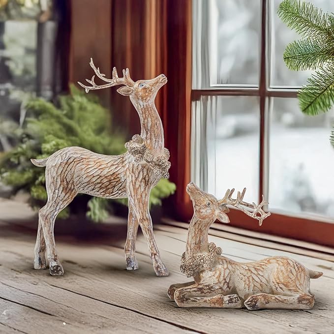 Reindeer Christmas Figurines