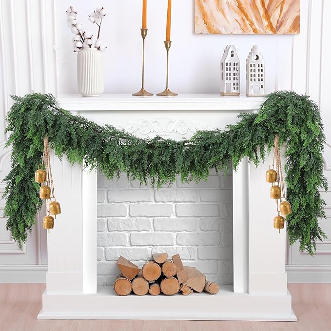 Hananona Faux Cedar Garland | 6 ft