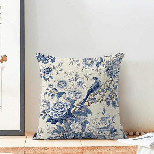 Chinoiserie Floral Pillow Covers
