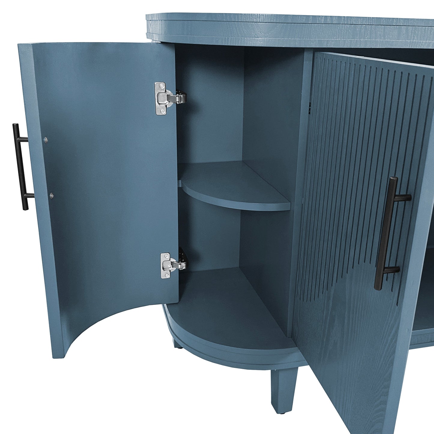 Bleu Modern Curved Sideboard