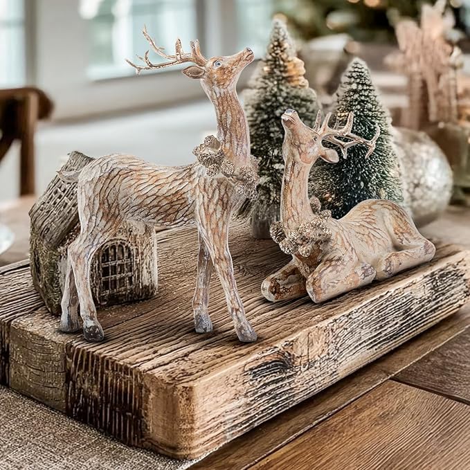 Reindeer Christmas Figurines