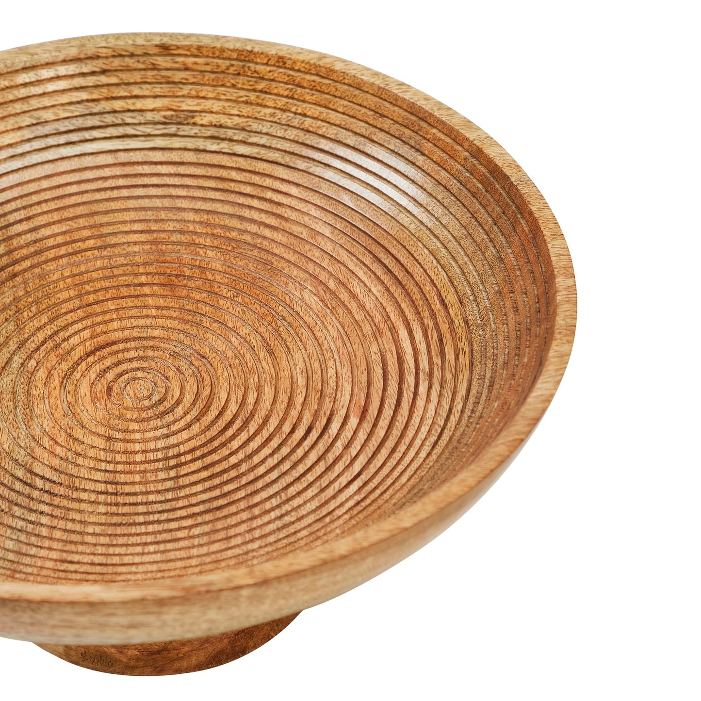 Karla Natural Wood Farmhouse Bowl