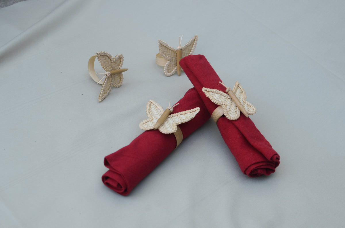 Butterfly Bamboo Napkin Ring