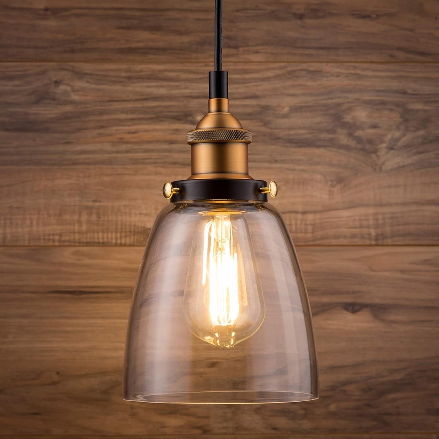 Grandé Bell Shaped Glass Pendant Light