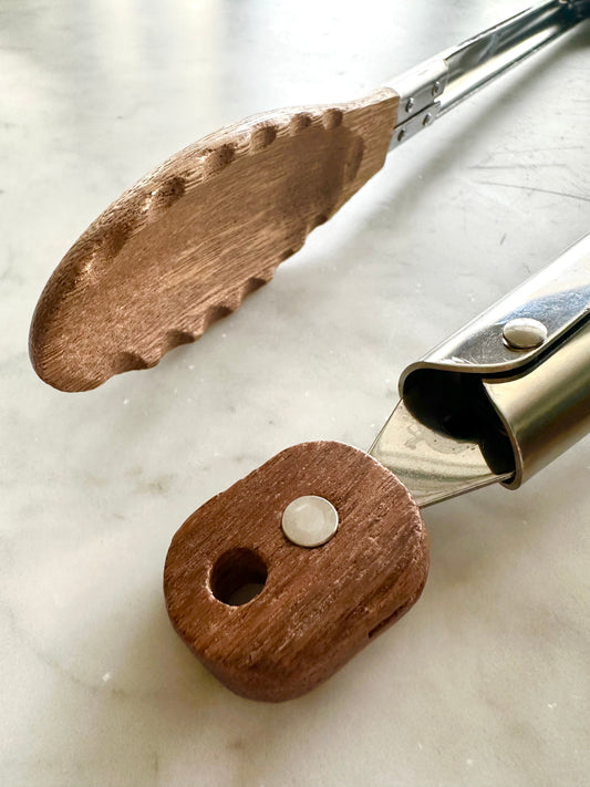 Acacia Wood Tongs