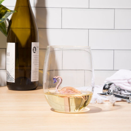 Flamingo Stemless 3D Glasses