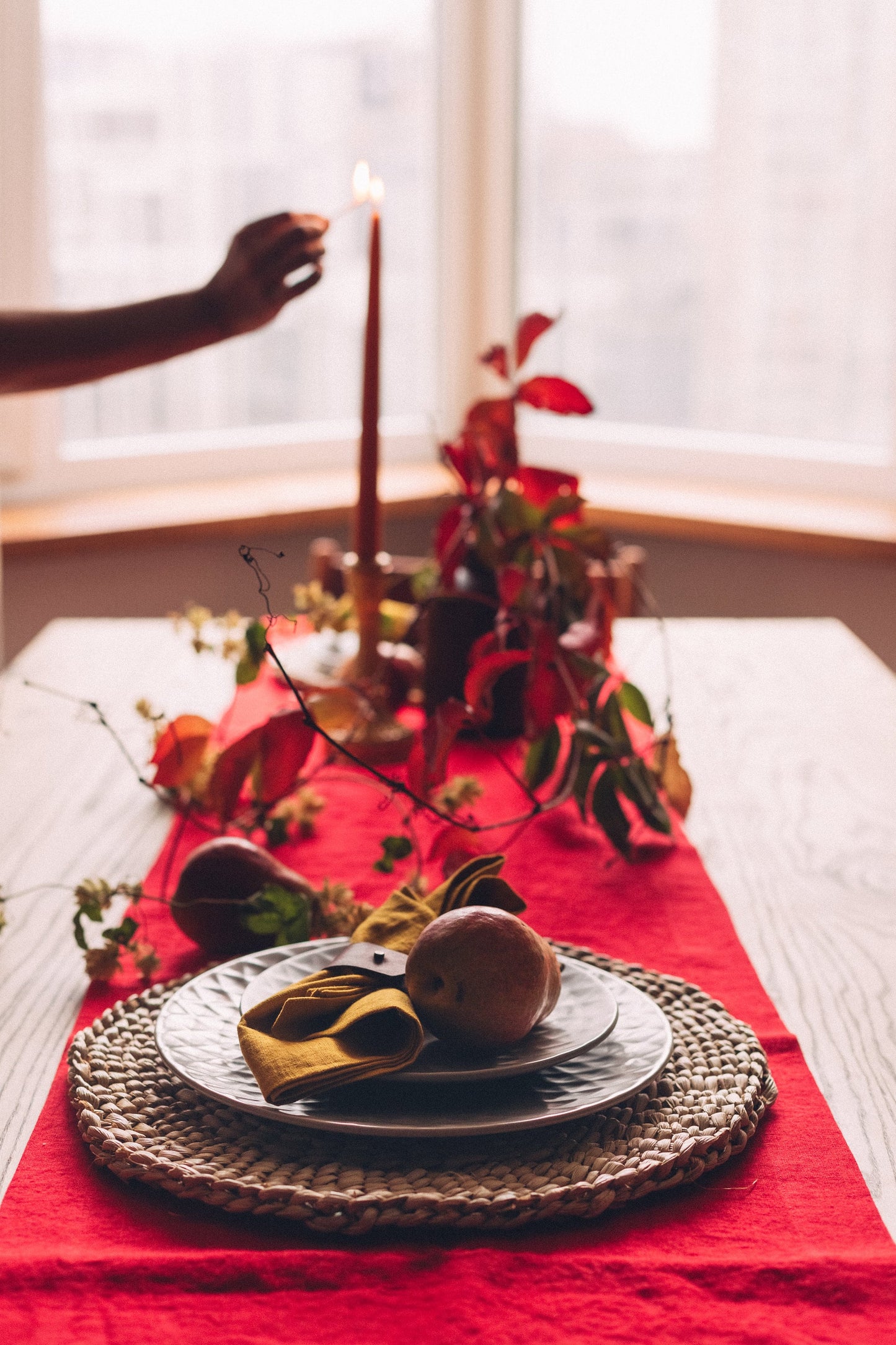 Lara Soft Linen Table Runners