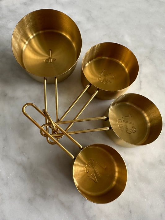 Suna Gold Measuring Cups & Spoons