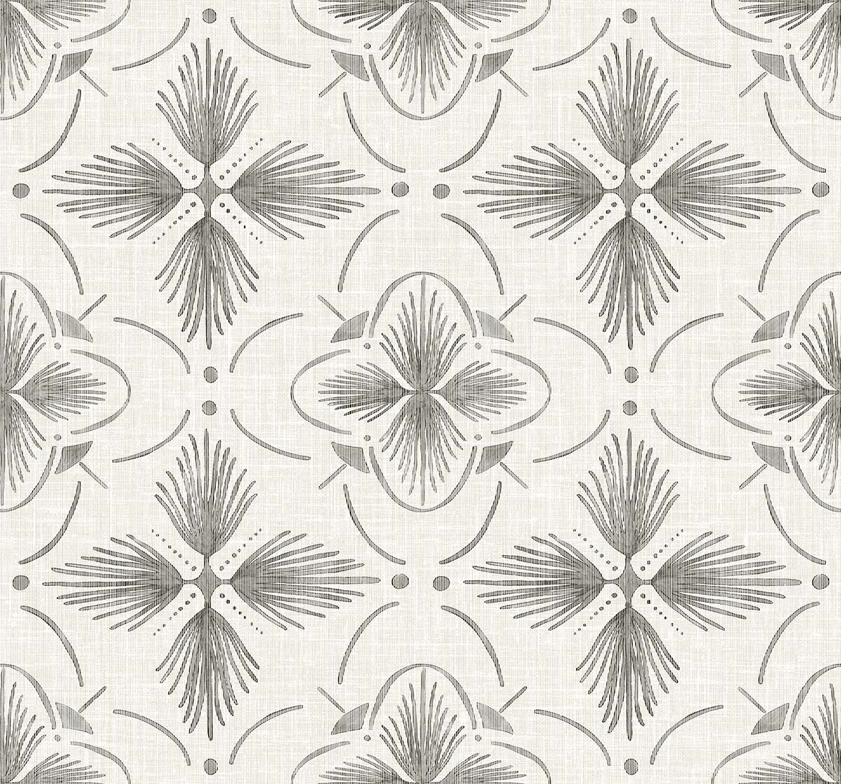 Bali Tropical Sari Geometric Stringcloth Unpasted Wallpaper