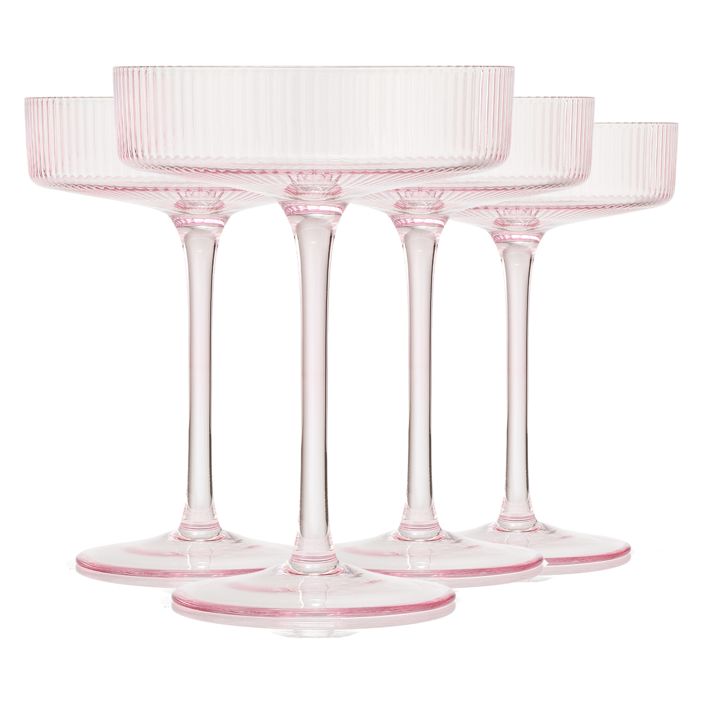 Como Ribbed Champagne Coupe