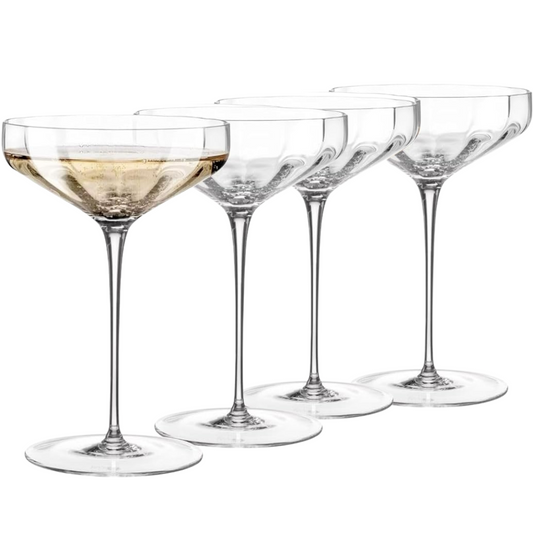 Lora Angled Coupe Glasses