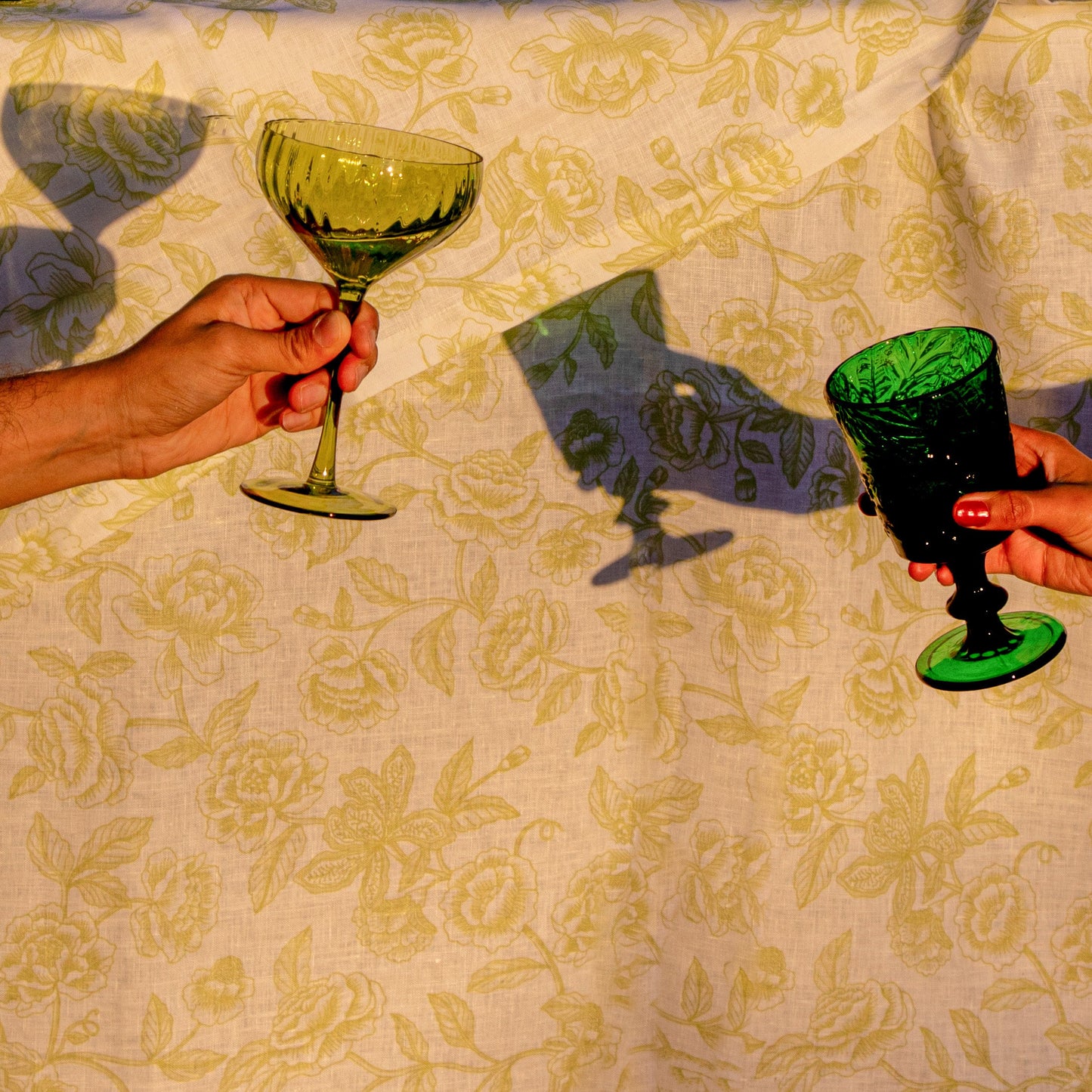 Botanic Imprinted Chalice Set