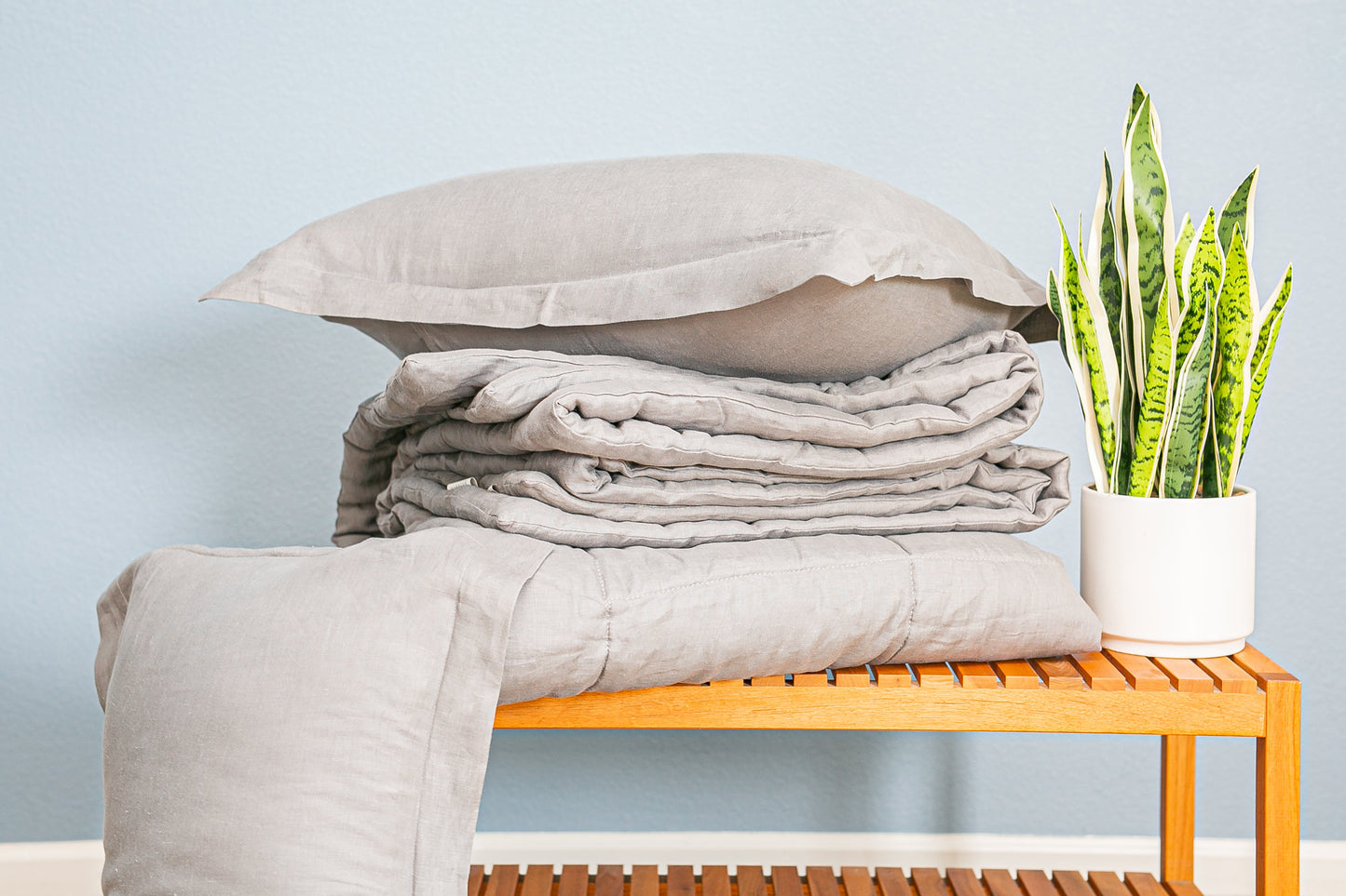 Vale Linen Comforter Set