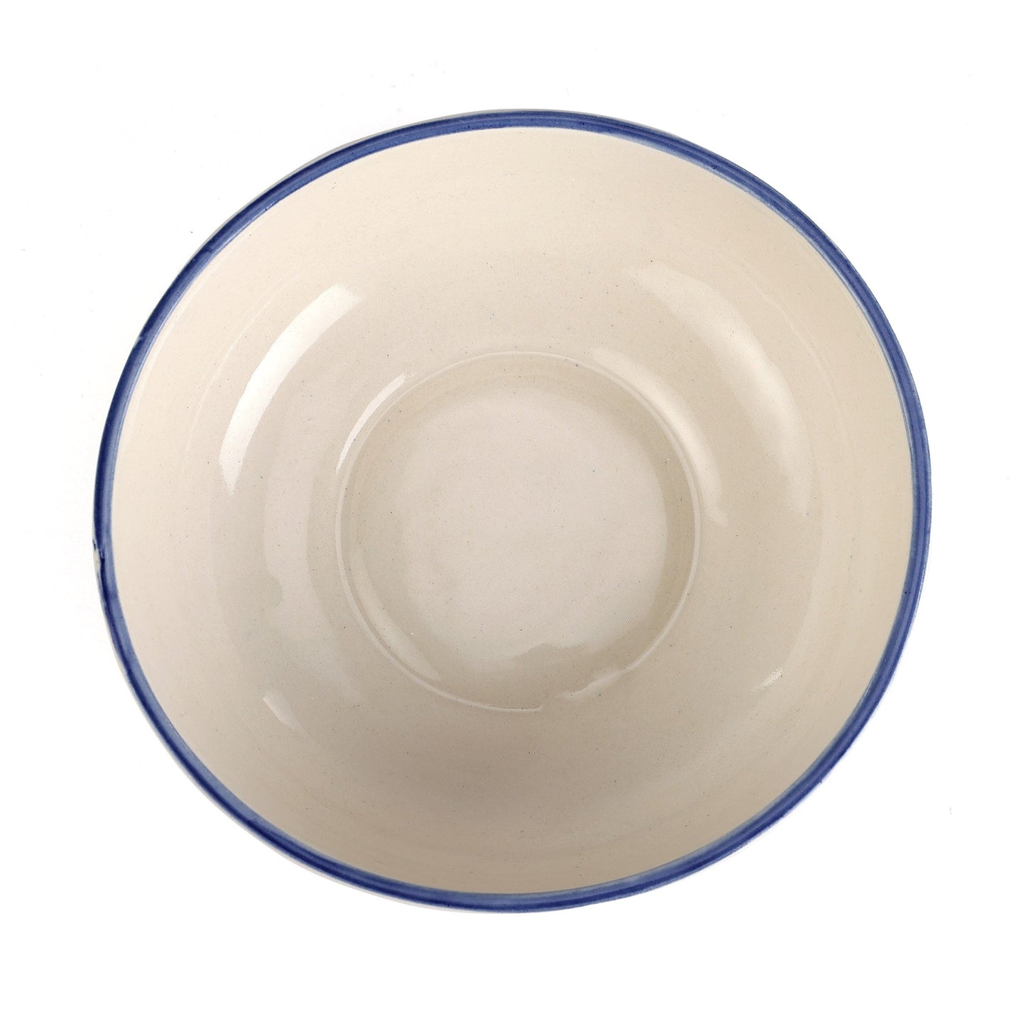 Italian Lemon Bowl | Handpainted Ceramic Serving | 7"
