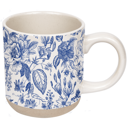 Blue Delft Stoneware Coffee Mug