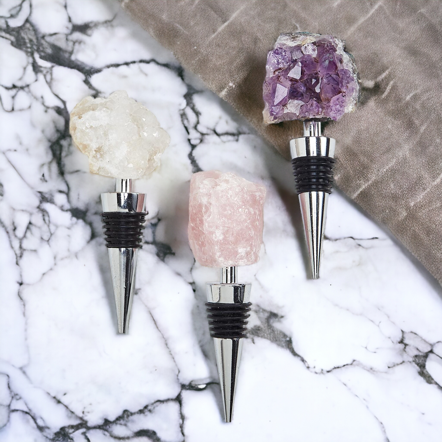 Naturally Bougie Gem Wine Stopper
