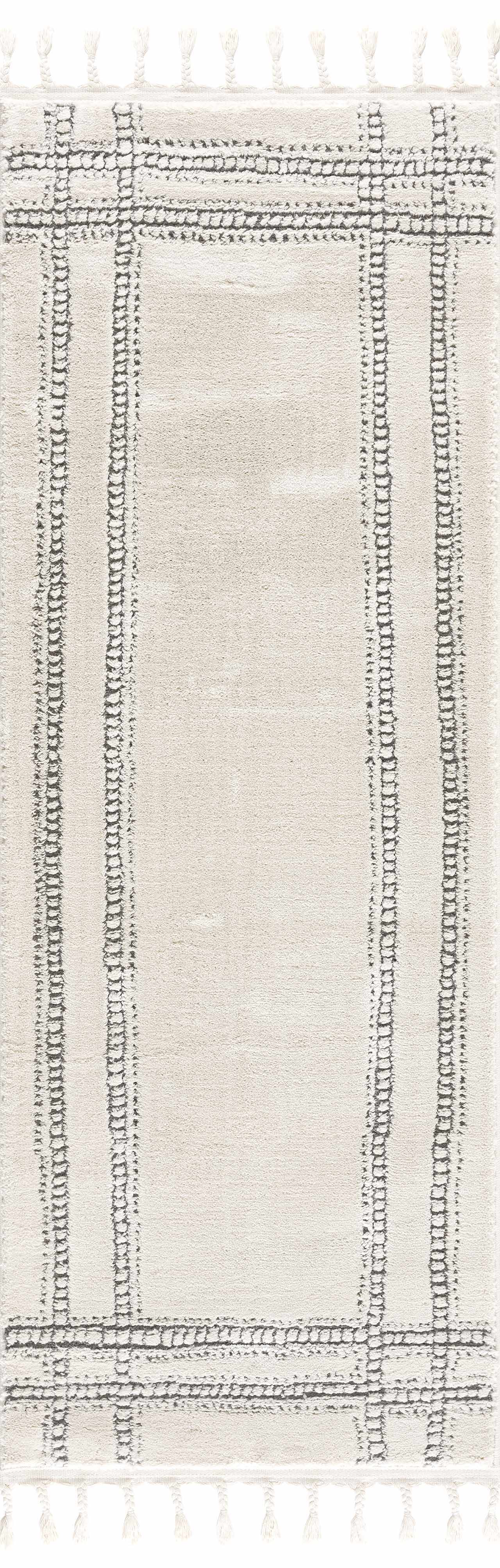 Ryuu Ivory & Gray Area Rug