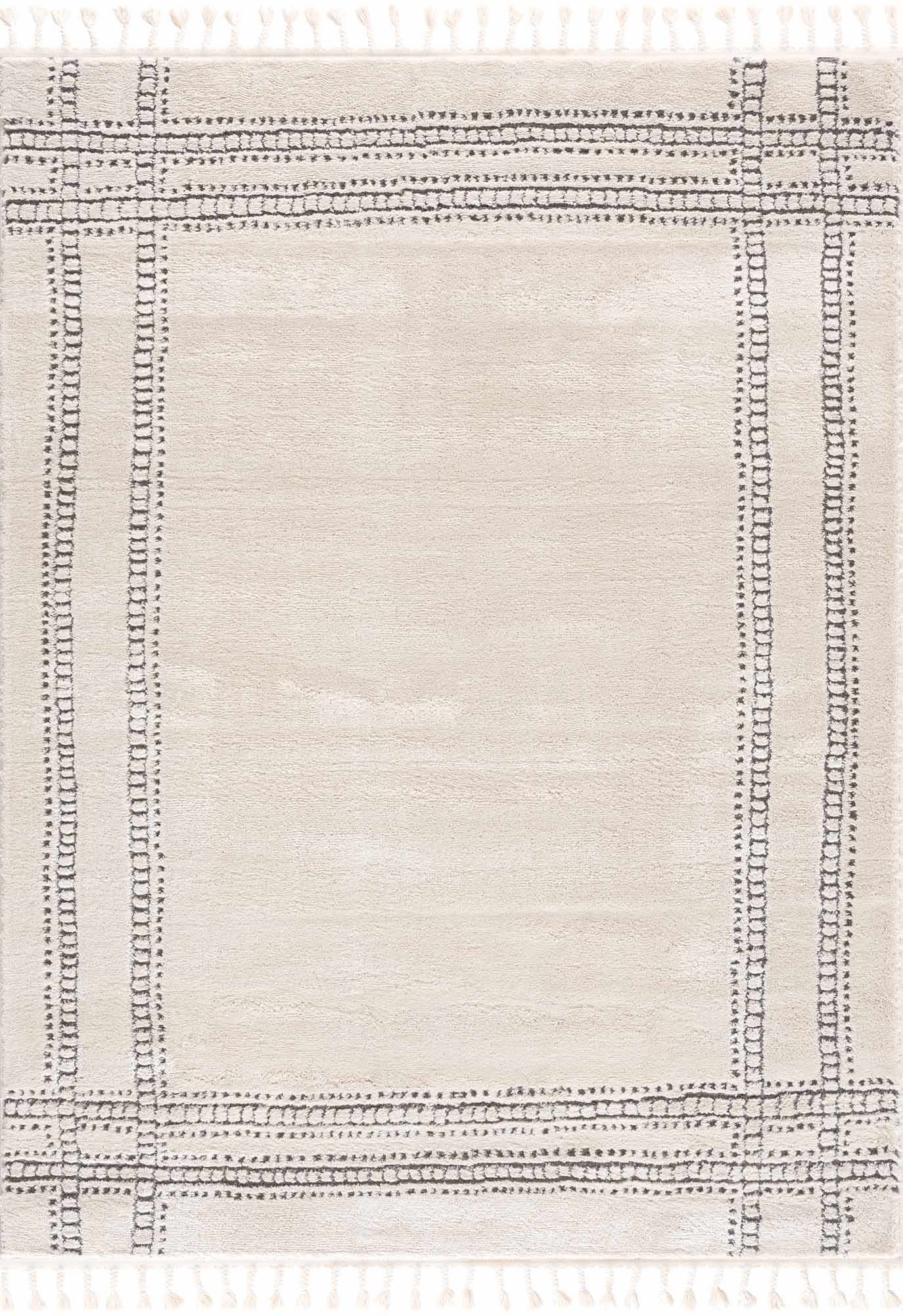 Ryuu Ivory & Gray Area Rug
