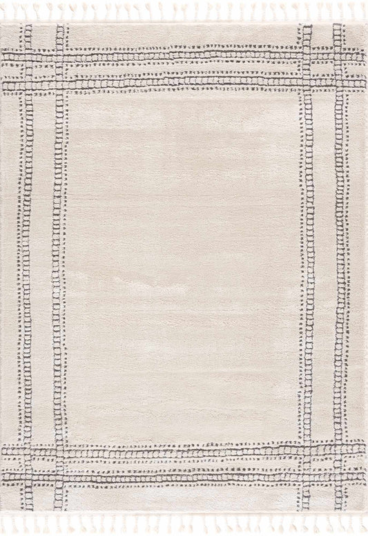 Ryuu Ivory & Gray Area Rug