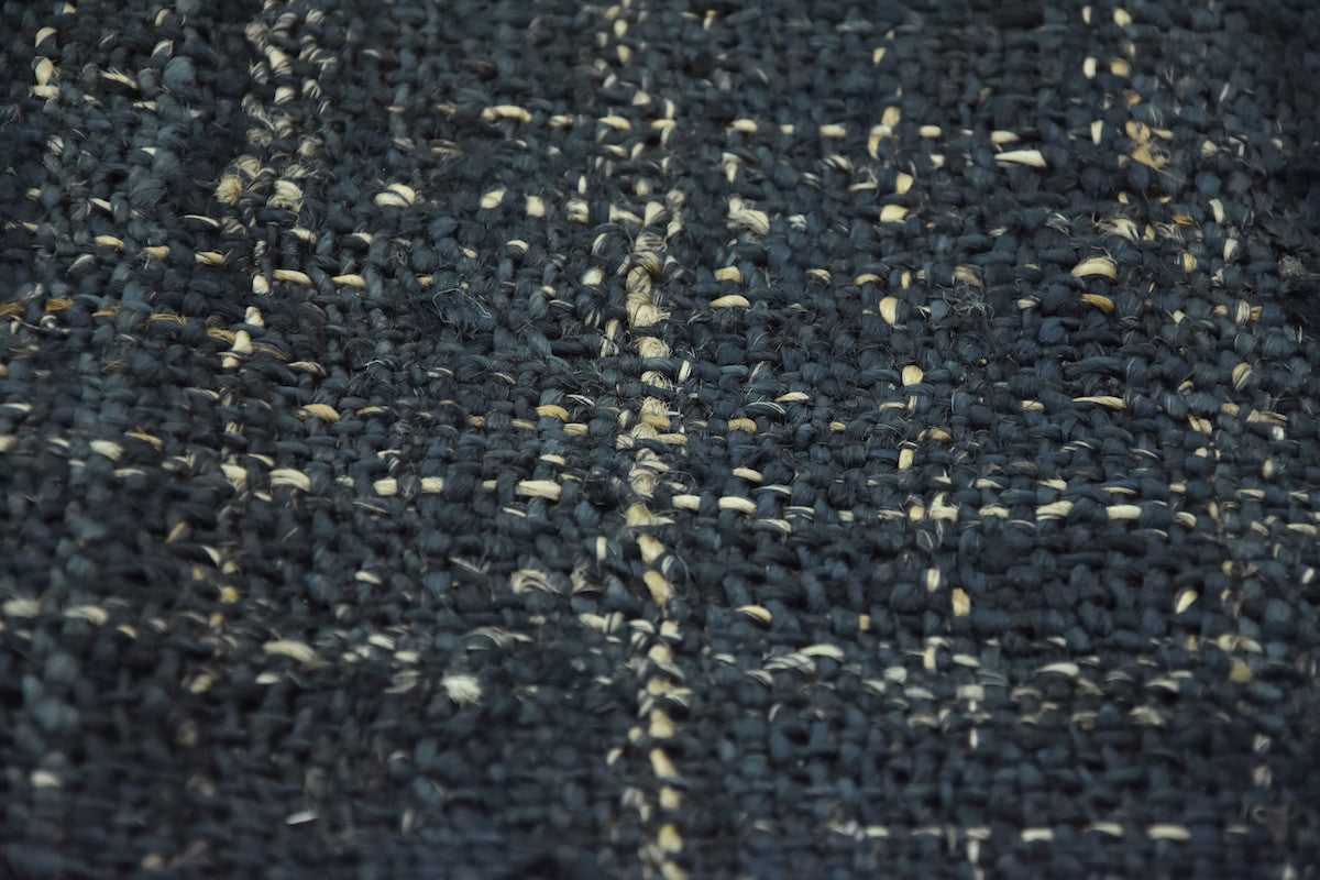 Timbergirl Textured Indigo Handmade Jute Rug