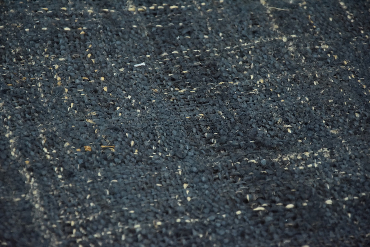 Timbergirl Textured Indigo Handmade Jute Rug