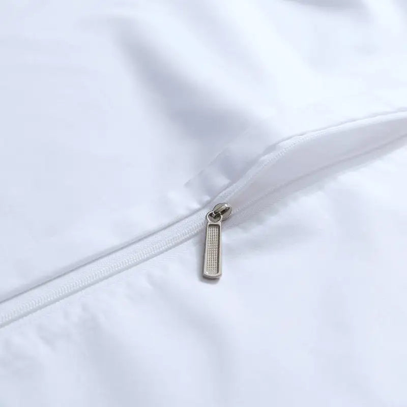 Degella Luxury Stripe Egyptian Cotton White Bedding Set