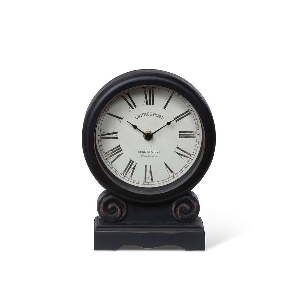 Antique-Style Roman Numeral Mantel Clock