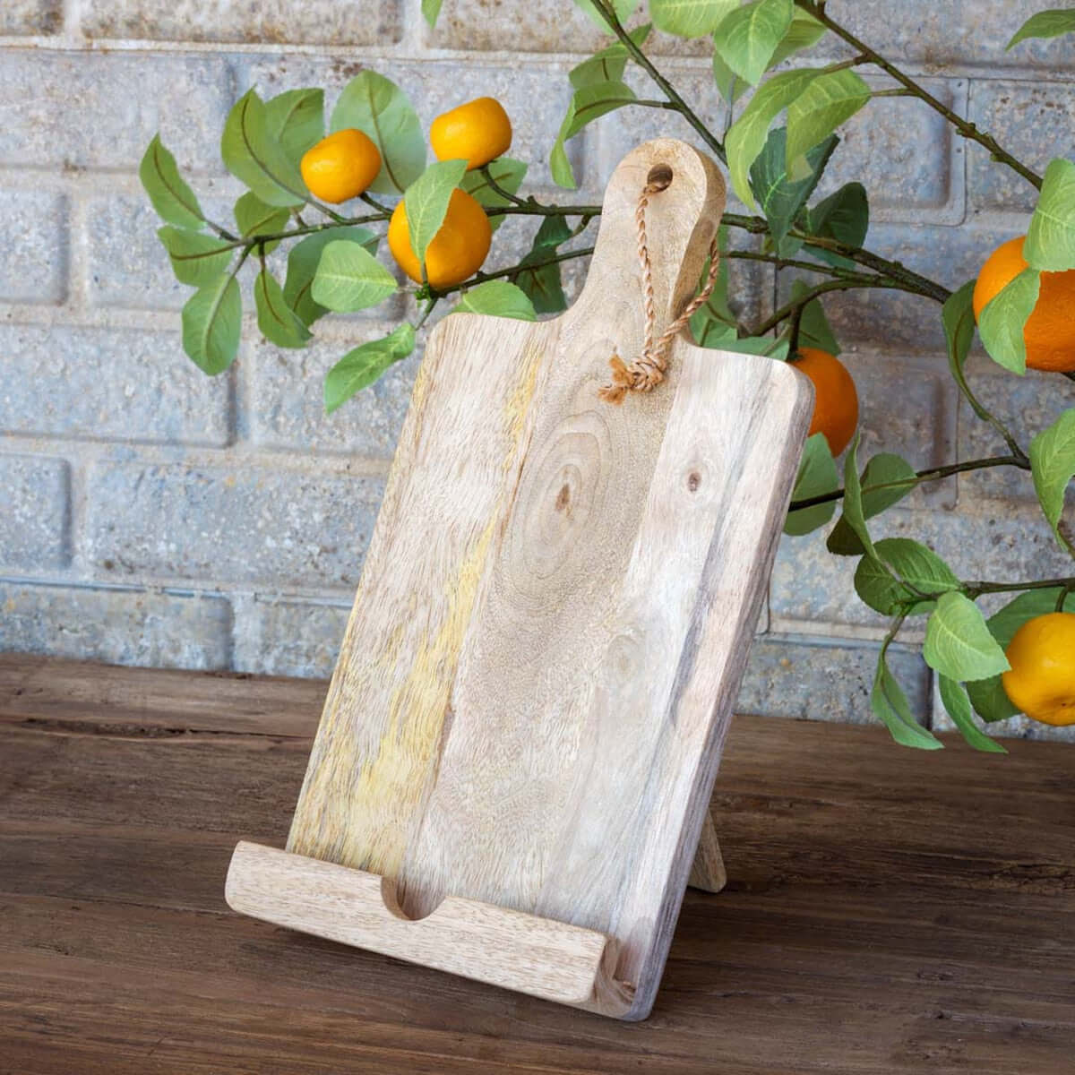 French Country Wooden Cookbook Holder