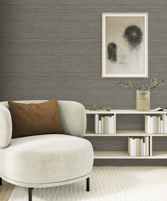 Natural Grass Textures Sisa Faux Grasscloth Unpasted Wallpaper