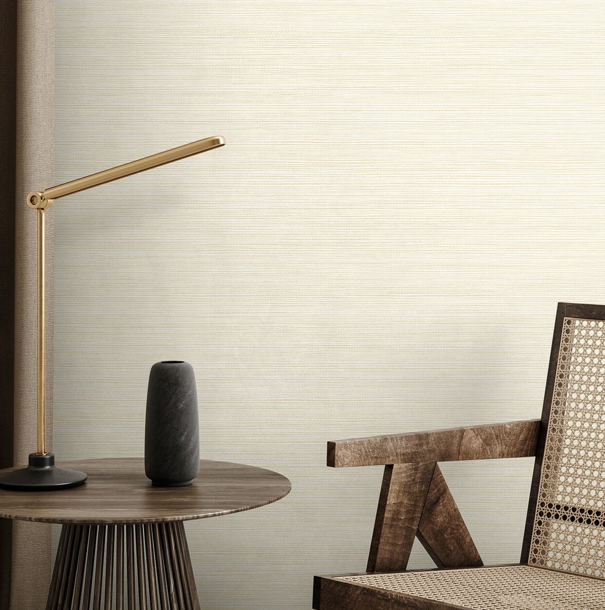 Natural Grass Textures Sisa Faux Grasscloth Unpasted Wallpaper