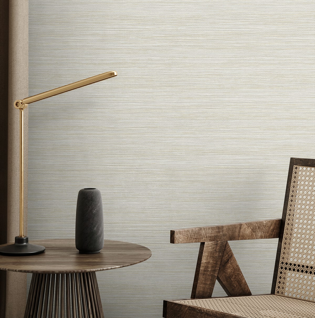Natural Grass Textures Sisa Faux Grasscloth Unpasted Wallpaper