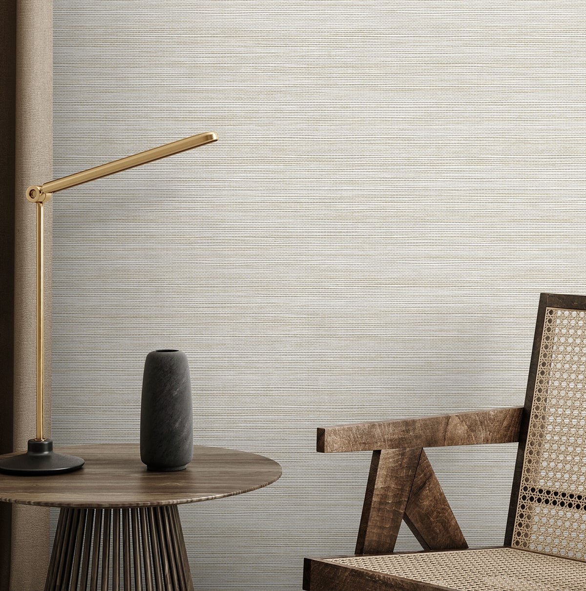 Natural Grass Textures Sisa Faux Grasscloth Unpasted Wallpaper