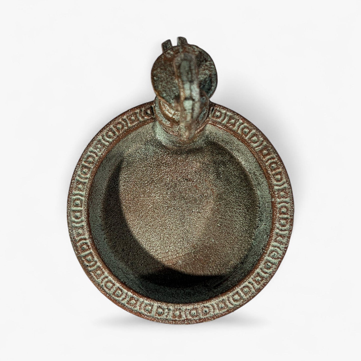 Rustic Water Pump Cast Iron Birdbath