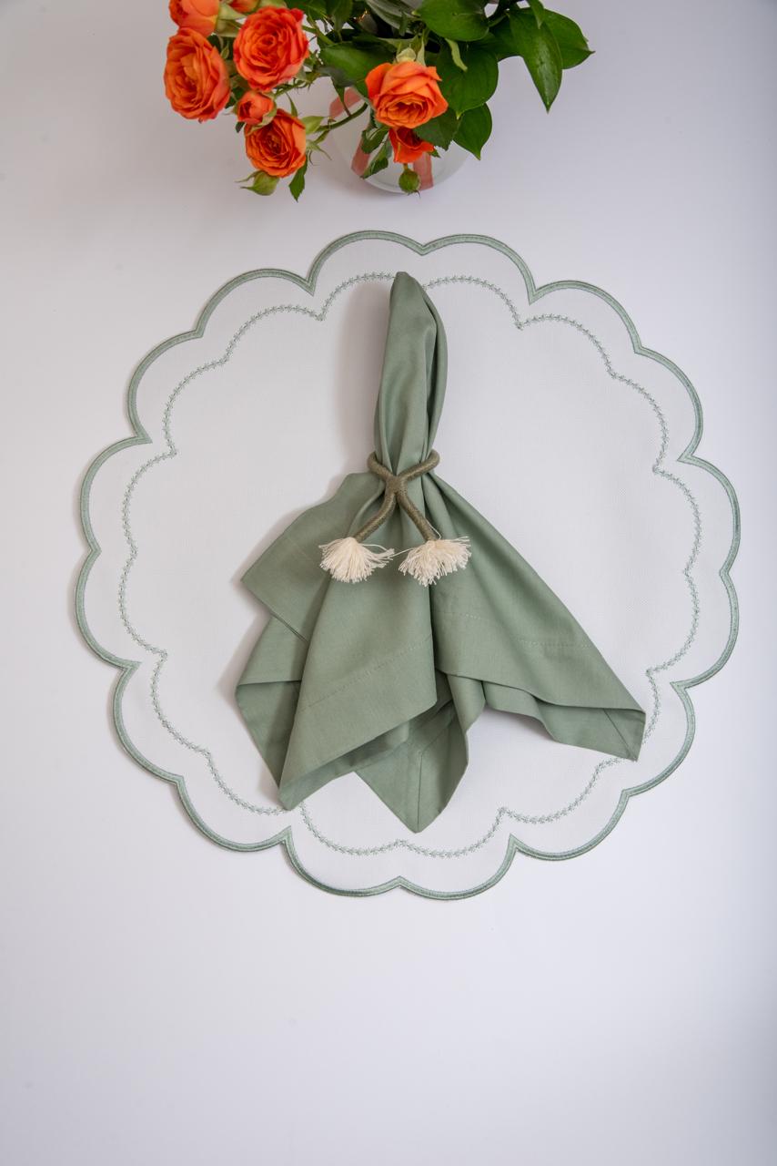 Willow Rose Cotton Napkin