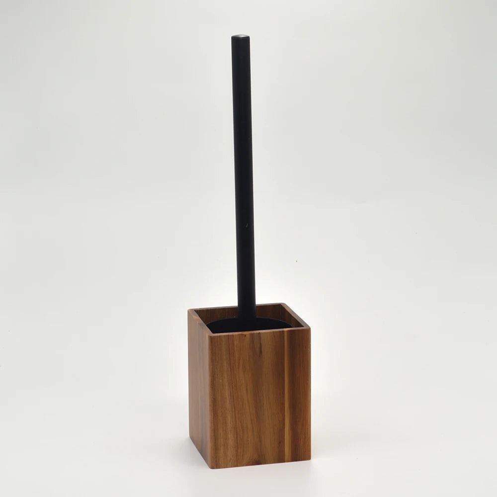 Acacia Wood Bathroom Accessories Set
