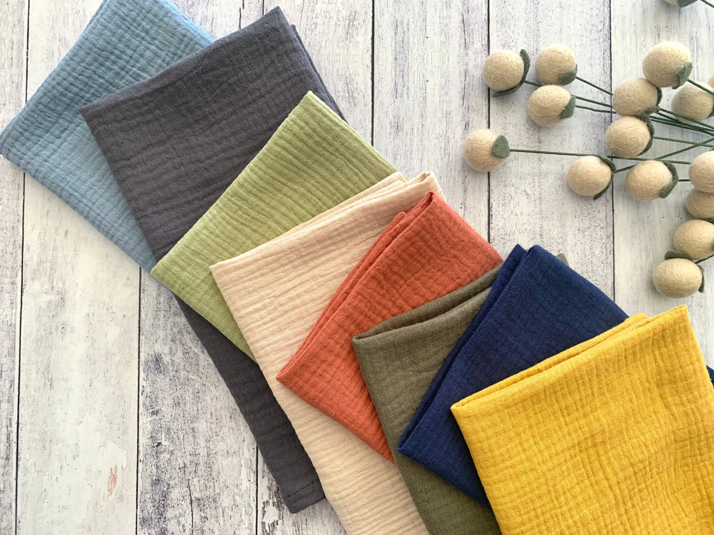 Cotton Crinkle Cloth Napkins