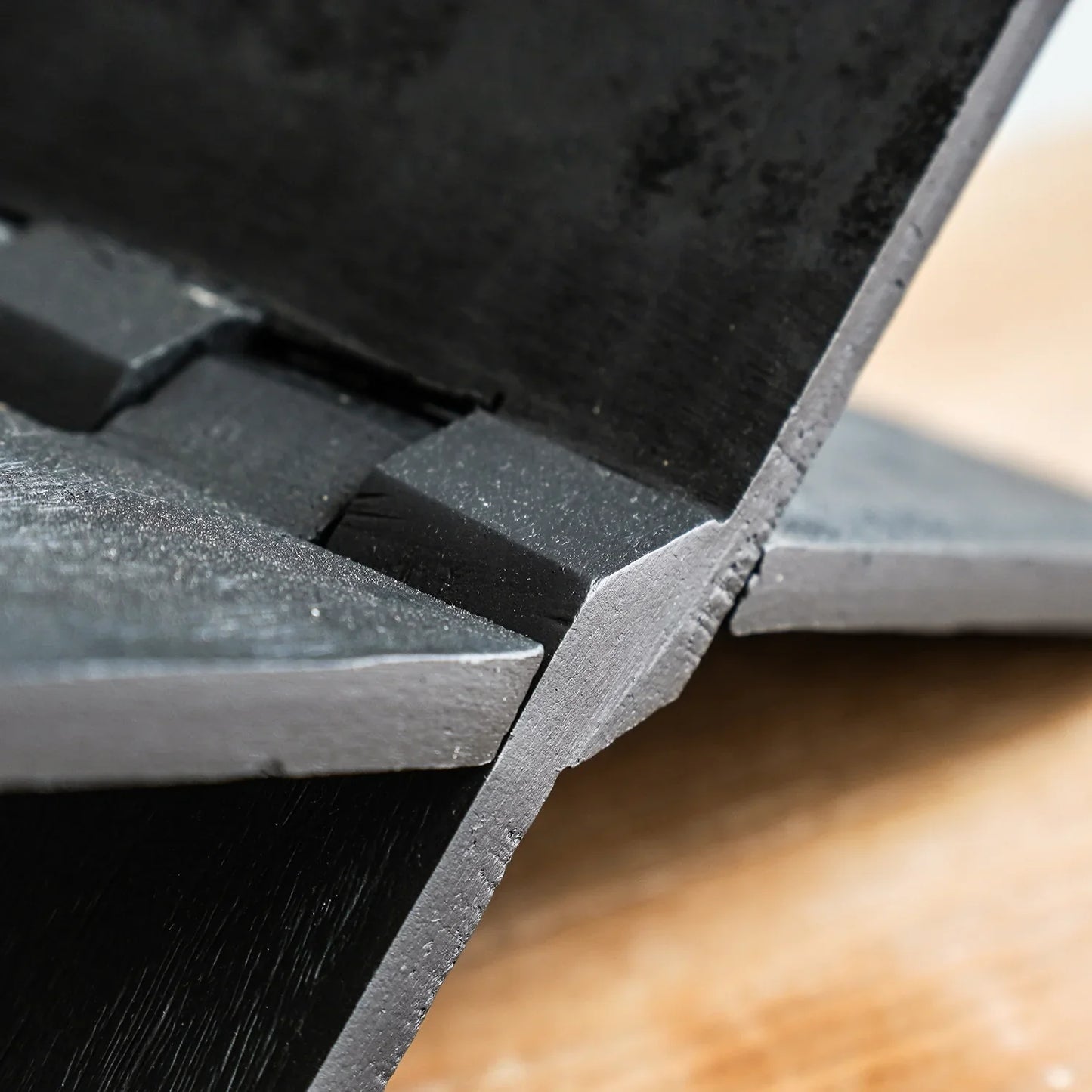 Black Wood Cookbook & Coffee Table Book Stand
