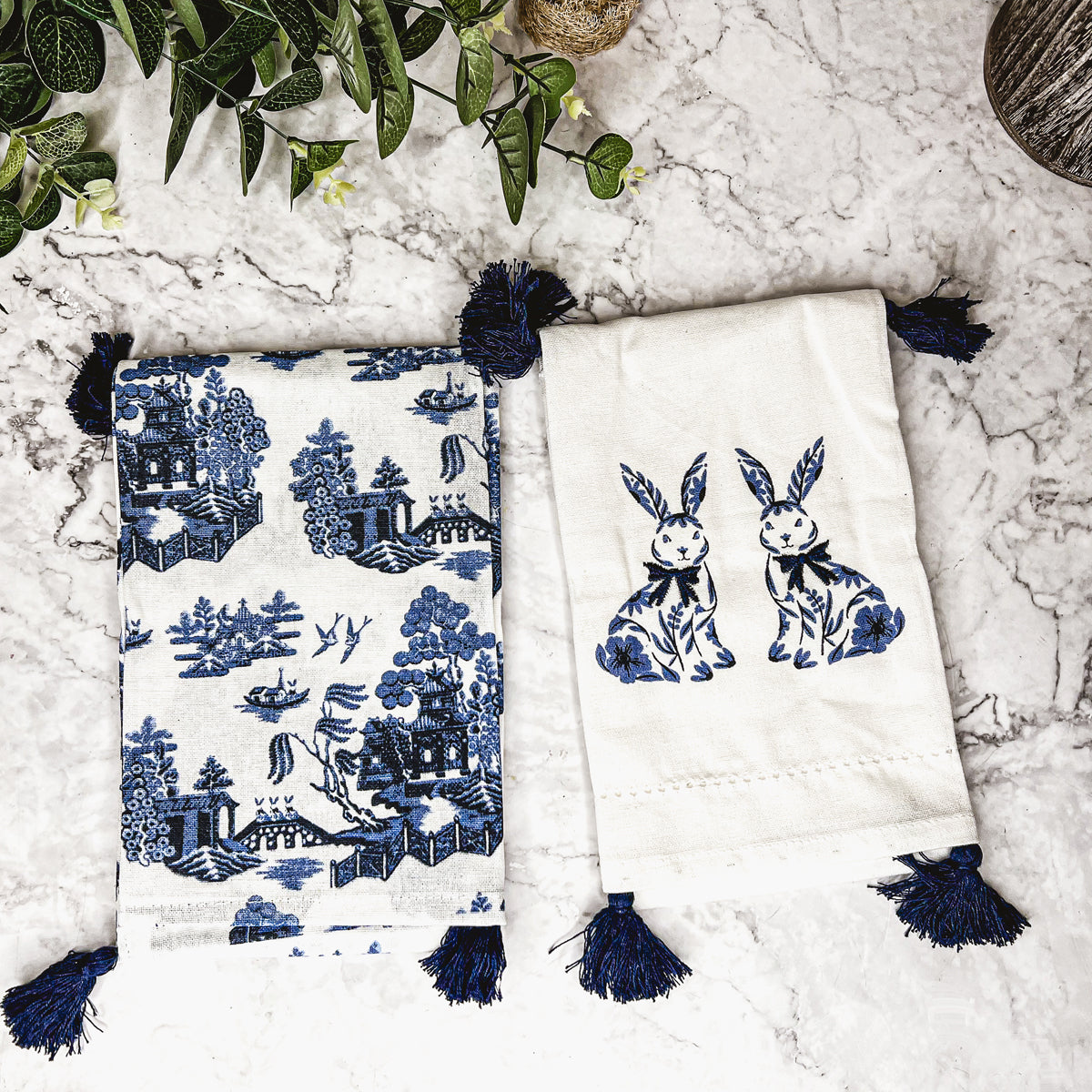 Chinoiserie Bleu Bunny