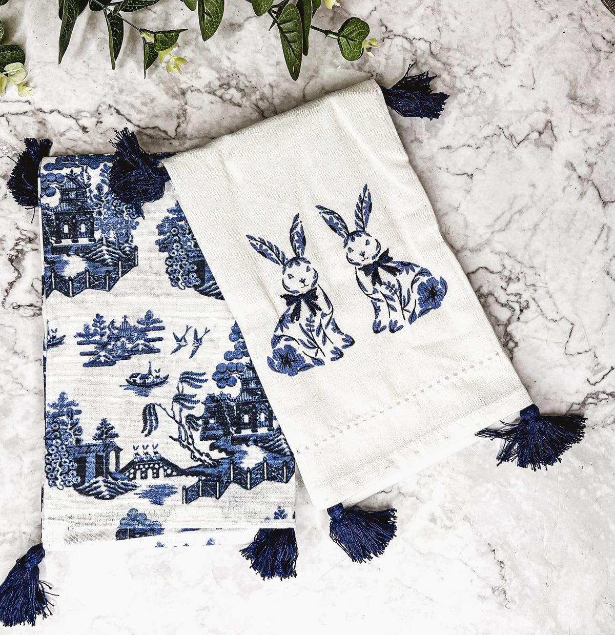 Chinoiserie Bleu Bunny