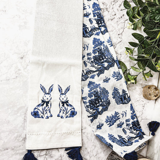 Chinoiserie Bleu Bunny