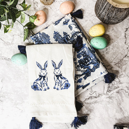 Chinoiserie Bleu Bunny