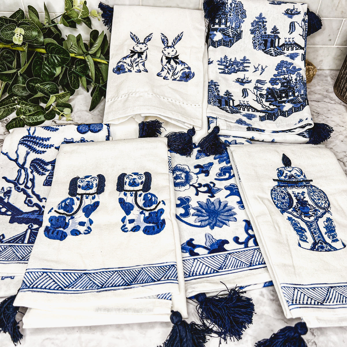 Chinoiserie Bleu Bunny
