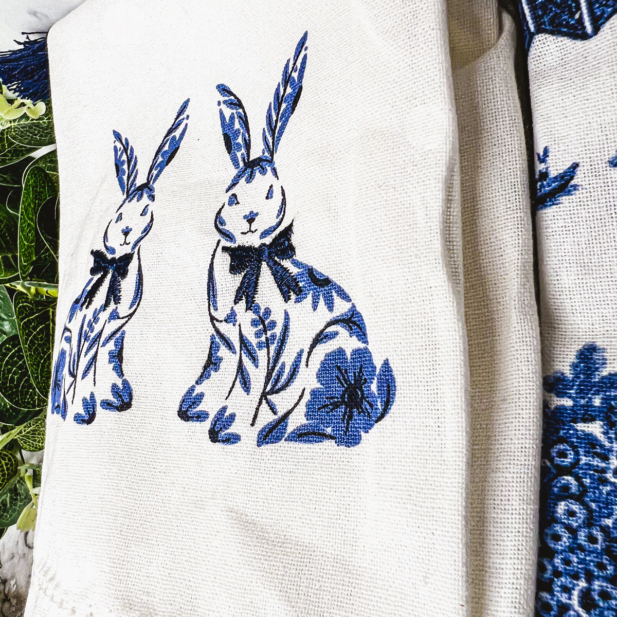 Chinoiserie Bleu Bunny
