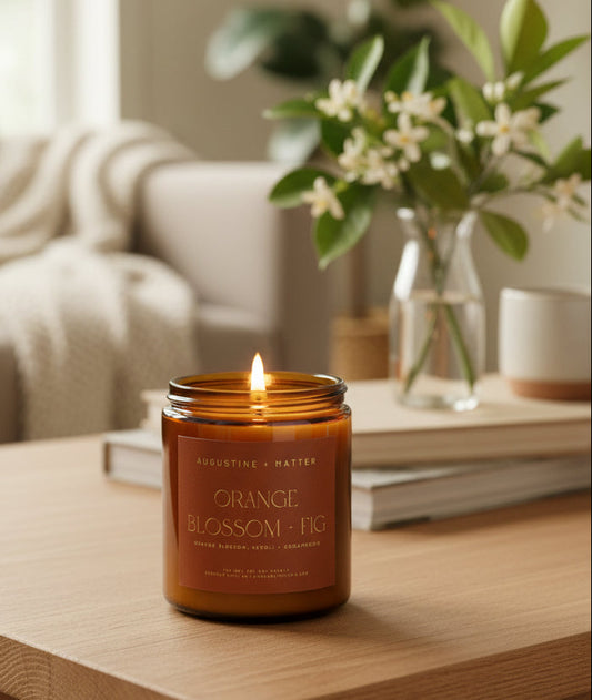 Orange Blossom + Fig Soy Candle