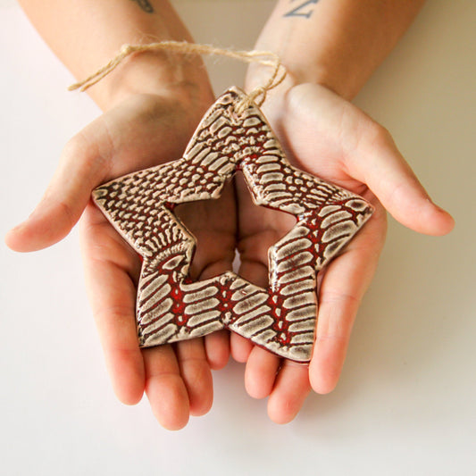 Artisan Cutout Star Ornament
