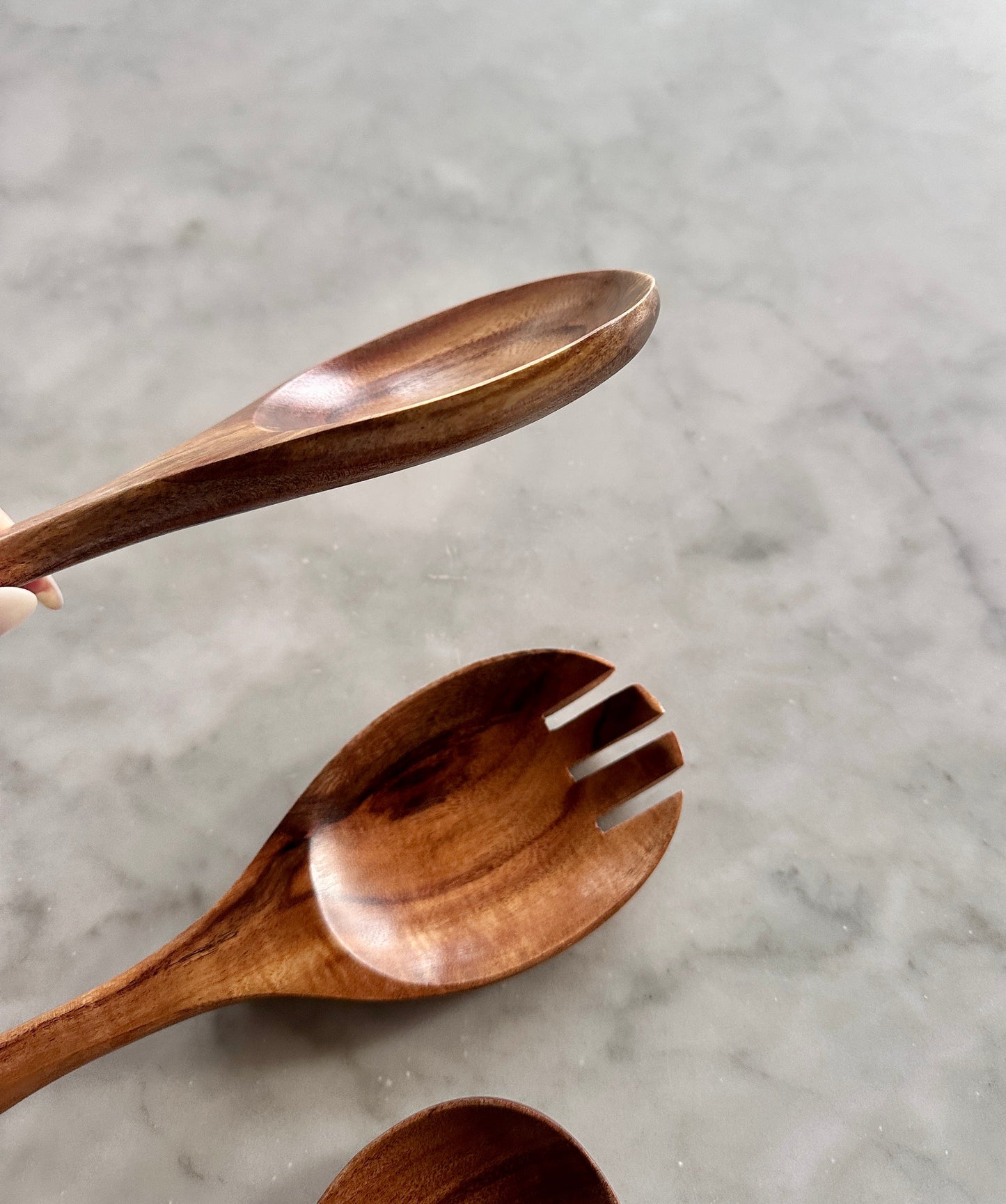 Teak Wooden Salad Spoons