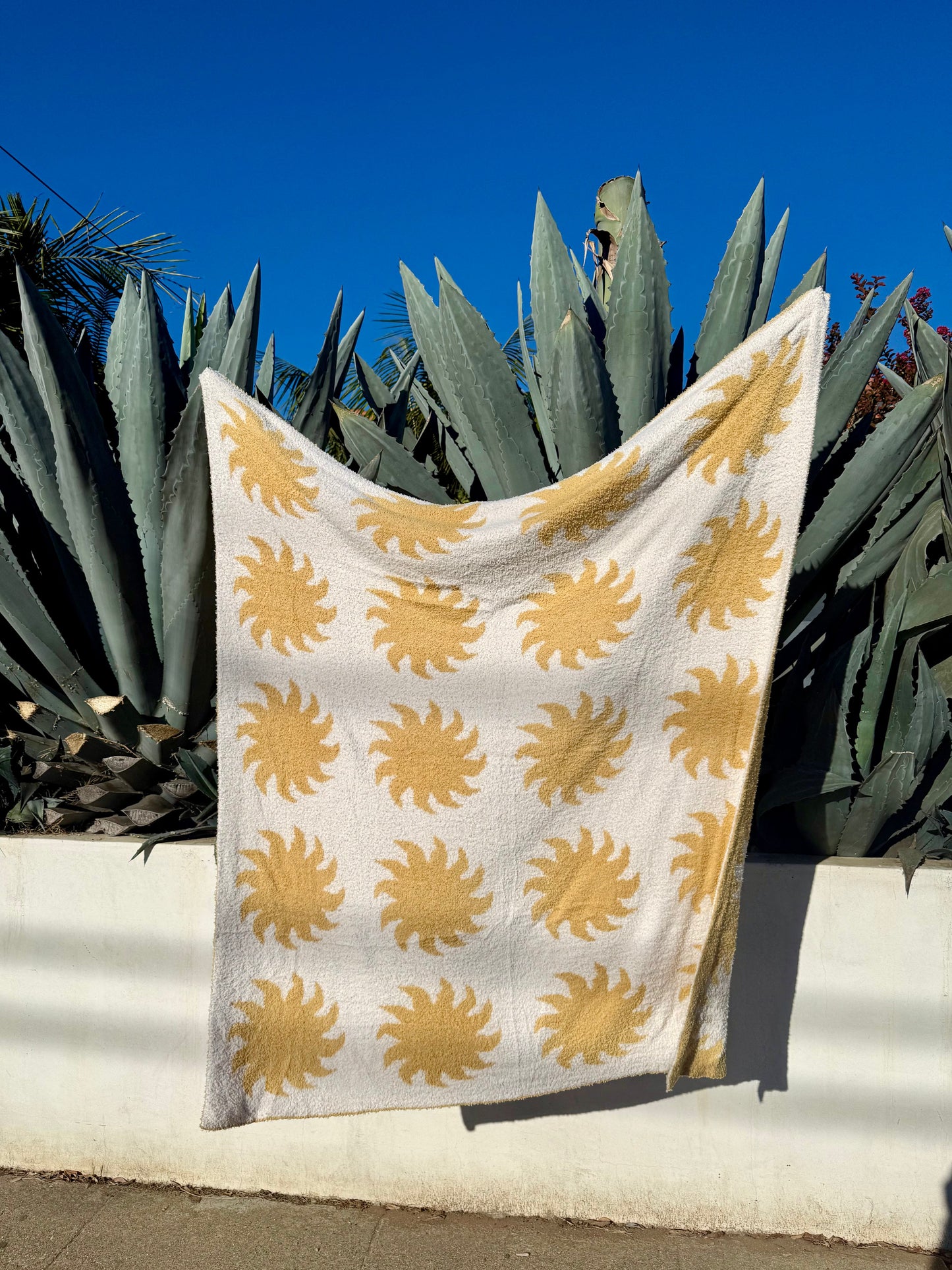 Marigold Sun Plush Throw